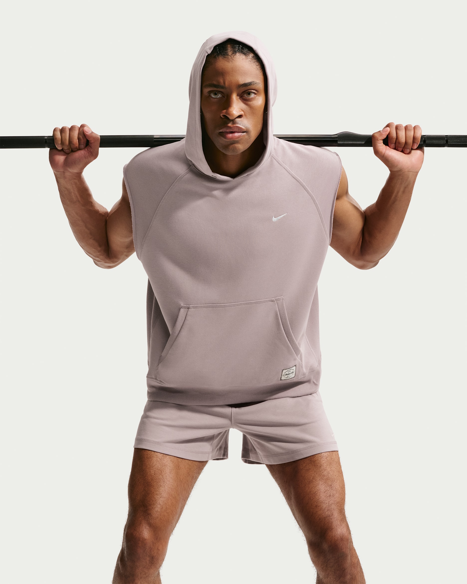 Nike N.A.C. Men's Dri-FIT Fleece Sleeveless Training Hoodie. Nike RO